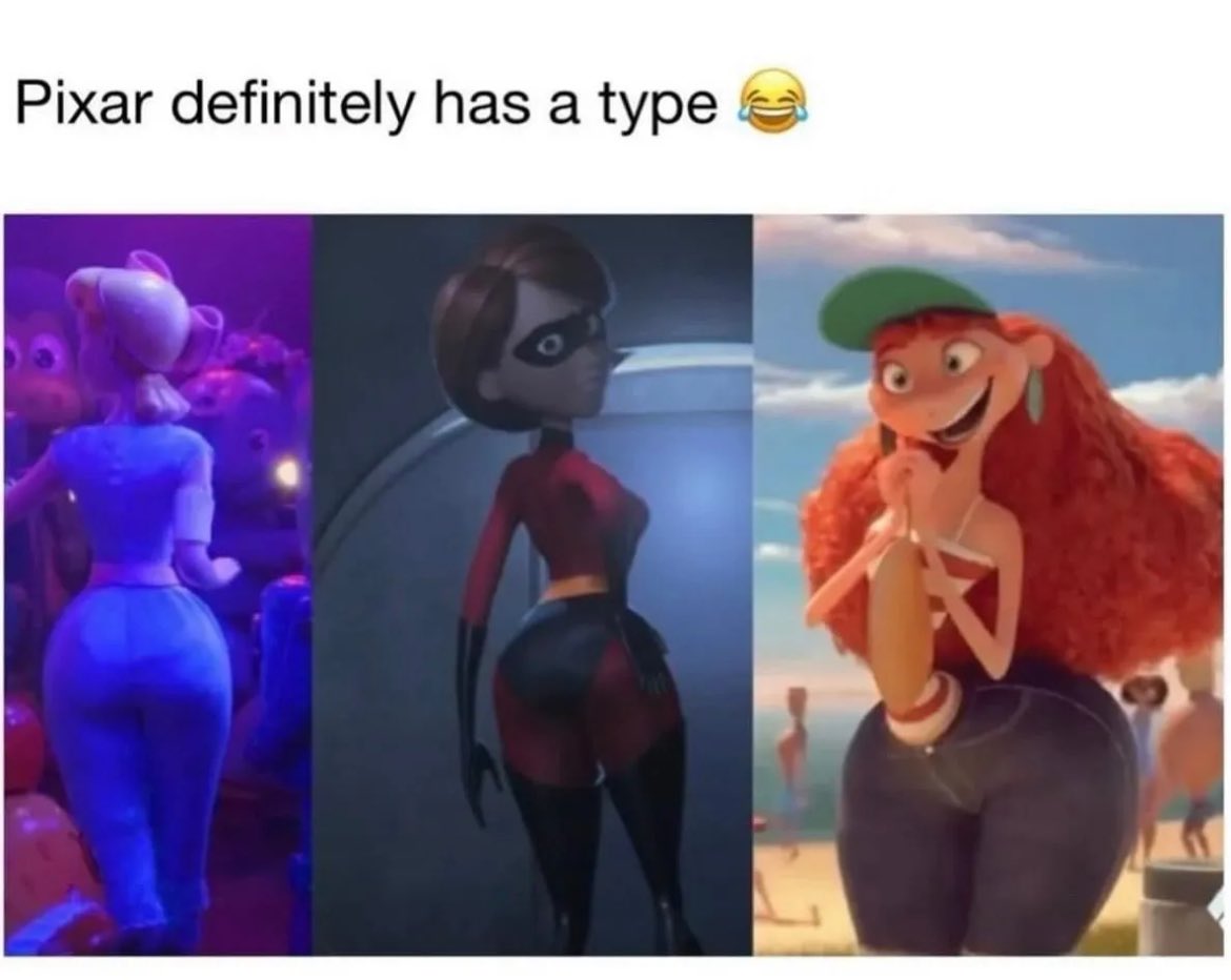 I have a feeling Sir Mix A lot is on the creative team at Pixar???? <a href="/therealmix/">Sir Mix-A-Lot</a>