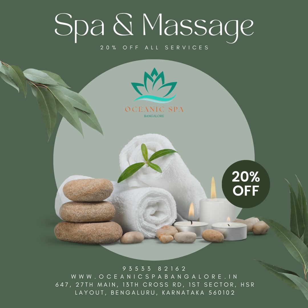 OceanicBangalor's tweet image. &quot;Nourish your soul today. 🌟&quot;
&quot;Celebrate you! 🥳&quot;
.
.
..
#HolisticBeauty
#Unwind
#SpaAddict
#RewindAndRelax
#MassageEnvy
#InnerGlow
#StressManagement