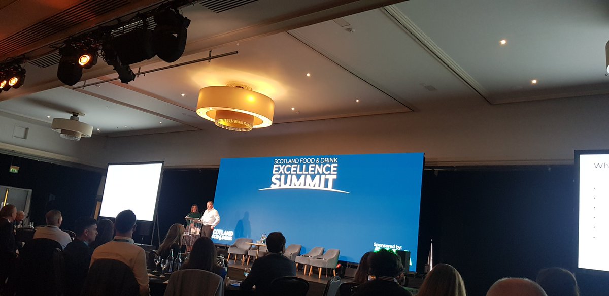 Great to be at @scotfooddrink Excellence Summit, with <a href="/TheScotsman/">The Scotsman</a> as media partner. Currently hearing about Why Sustainability Matters