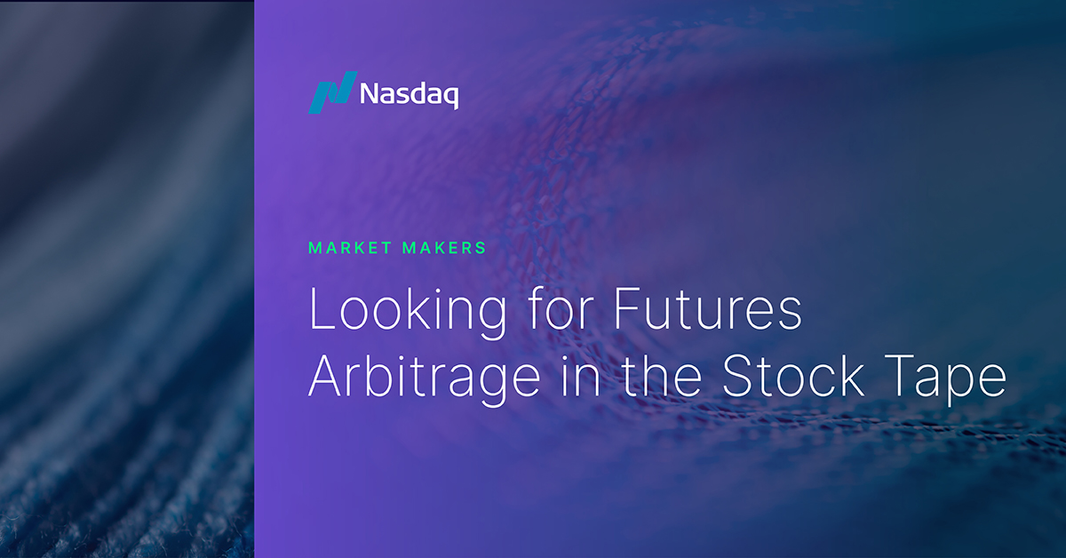 Equity futures trade more than stocks, but how much does futures arbitrage cause stocks to trade?

When multiple S&amp;P stocks trade at once-a sign of arbitrage-we see that arbitrage is using an optimized basket to stocks, adding ~$8.4b daily: nasdaq.com/articles/looki… #MarketMakers