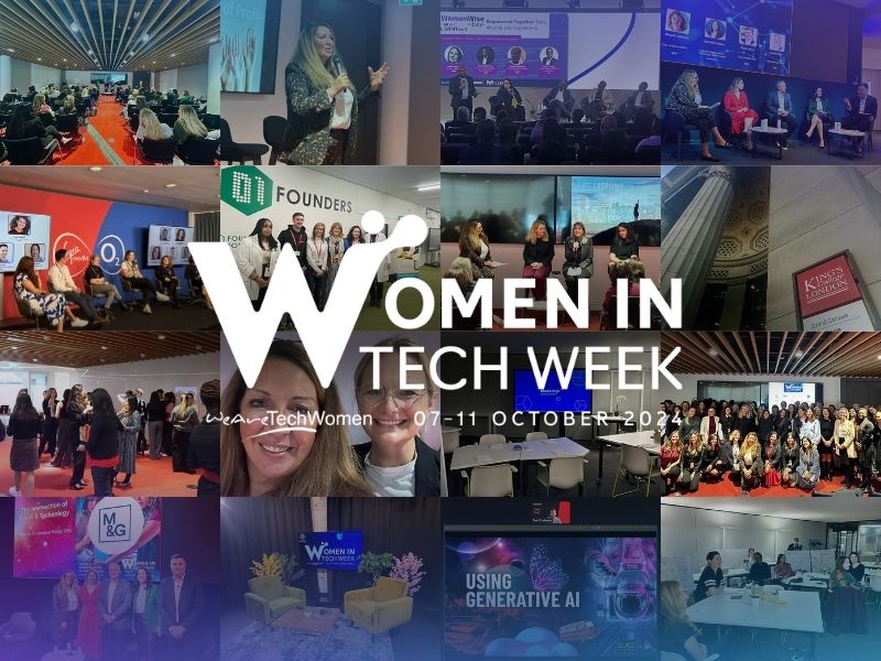 WeAreTechWomen's tweet image. While we dive into Day 3 of #WomenInTechWeek, we reflect on our highlights from Day 2 after hosting 25+ events yesterday across the UK 🩵💜

Thank you to our partners and sponsors that supported our events yesterday 🔥

🗞️→ bit.ly/WITW-Day-2
