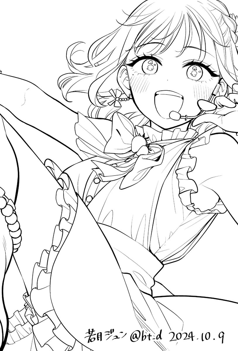 ファンレター返信用に描いてる淡雪🍓 