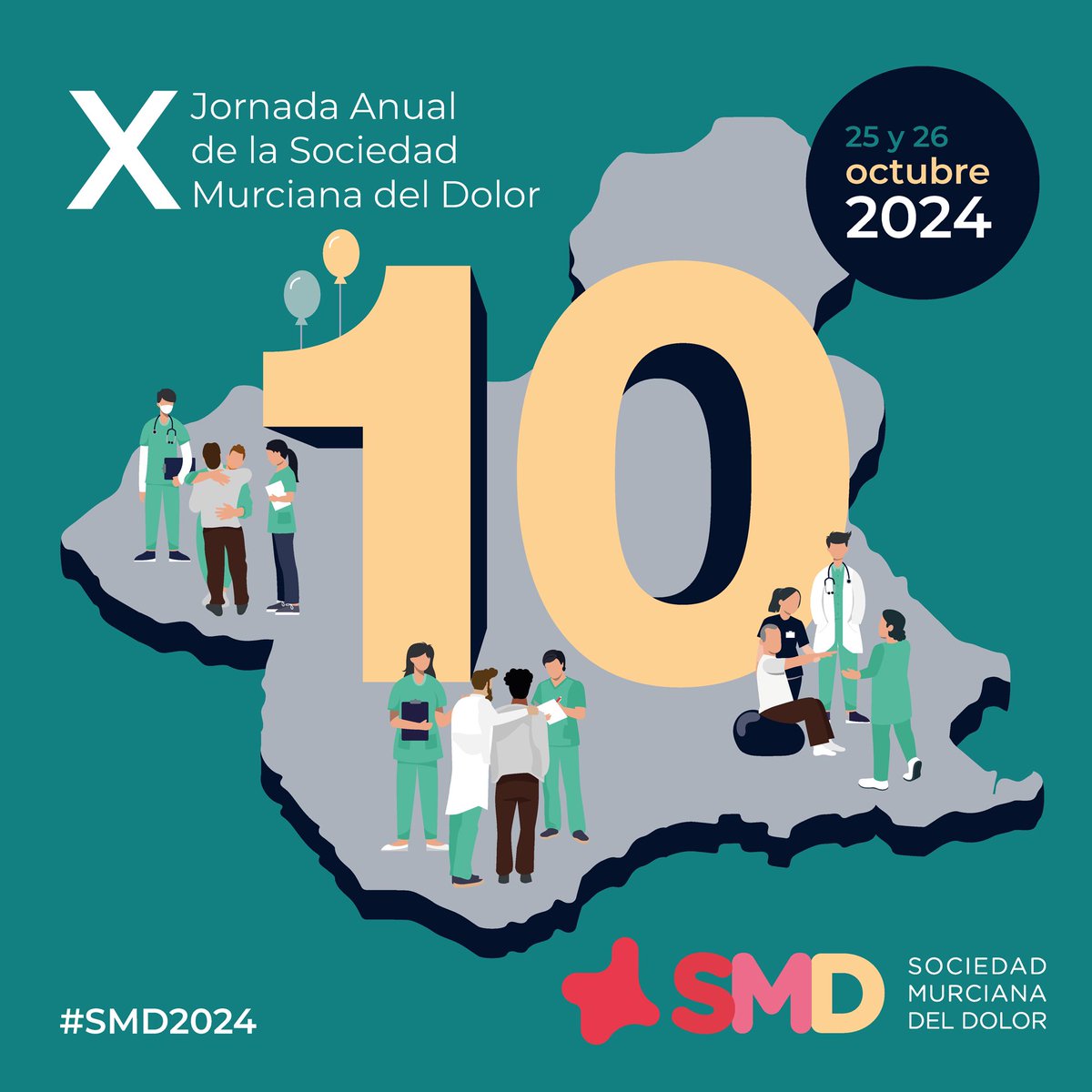⏰ ¡Ya queda menos para que se celebre nuestra X Jornada de la <a href="/SMurcianadolor/">Sociedad Murciana del Dolor</a>! 

🤗 ¿os animáis a acompañarnos?

➡️ acortar.link/5V8Jlr