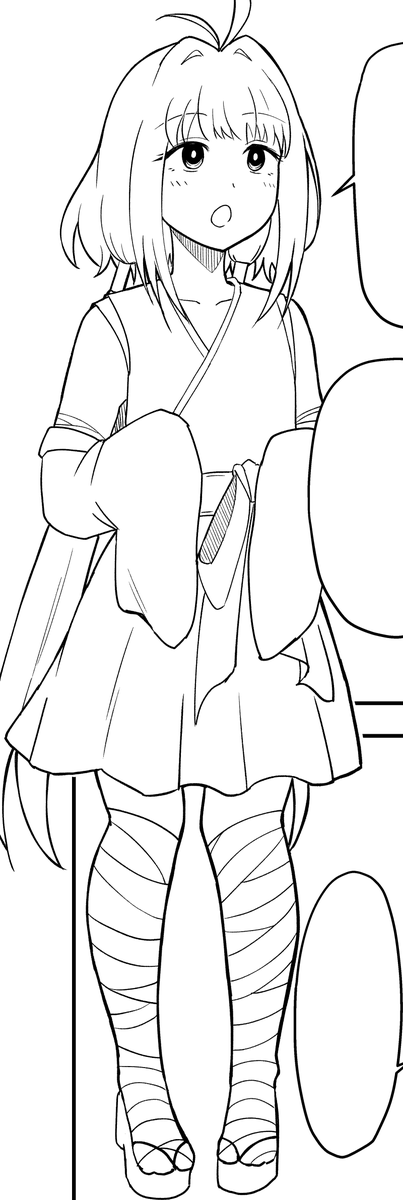 ようじょ巫女ステラのペン入れ 