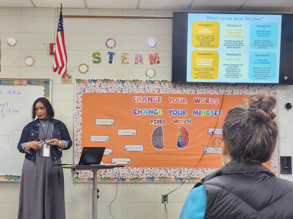 Ms. Hinton hosted a wonderful meet and greet with the parents of our AIG students. 
#GetintheGame