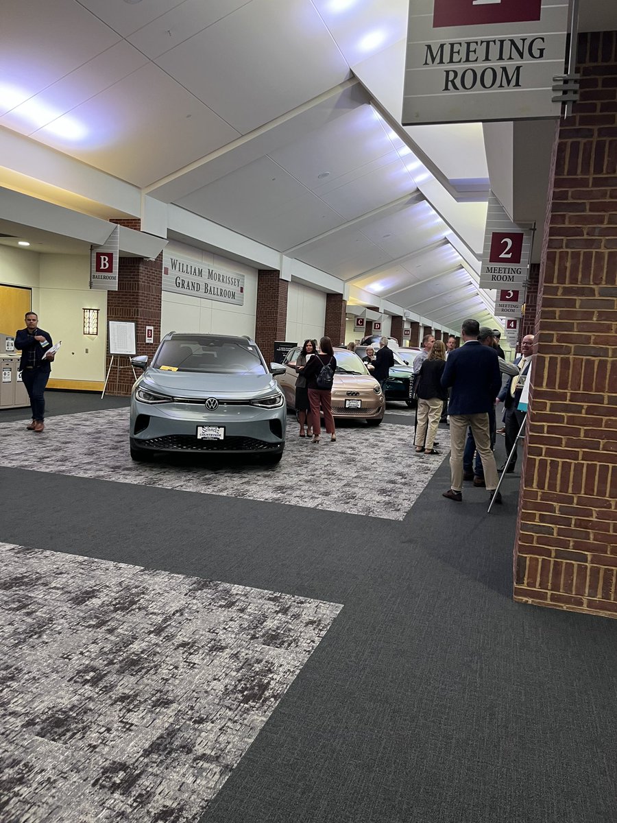 FreshEnergy's tweet photo. Weโre kicking off our 9th annual Benefit Breakfast! Guests have started arriving and are checking out the future of electrification in our all-electric showroom! #FreshBreakfast #FairoftheFuture https://t.co/fC6eKxjk66