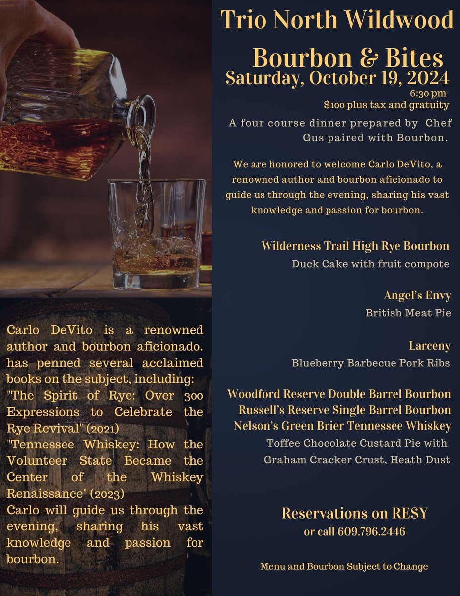 Trio_NW's tweet photo. Last Chance to Reserve for Bourbon &amp; Bites Dinner – Deadline Approaching! - https://t.co/9c4imzLsHP https://t.co/oAsEUhEI40