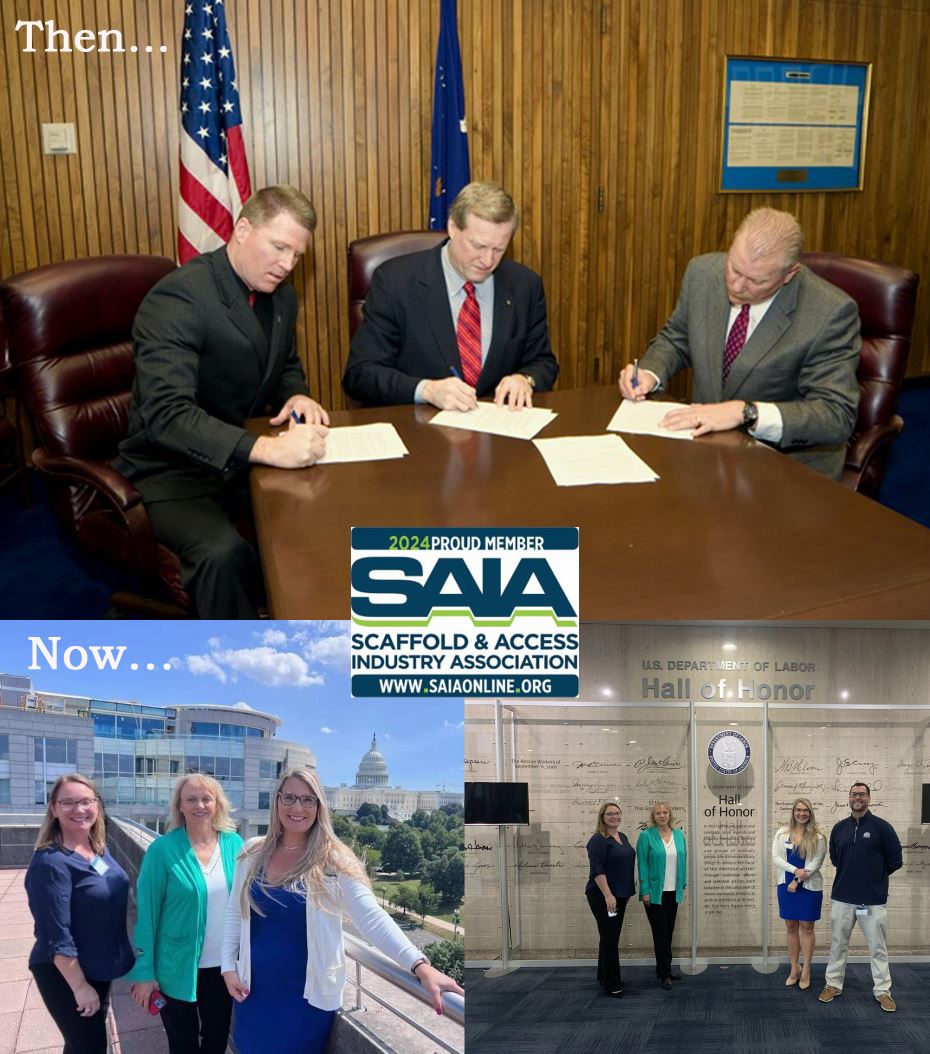 MillstoneCorp's tweet photo. Change for the better! Honored to have been signatory to the first SAIA OSHA Alliance agreement. Scaffolding violations have fallen to eighth on OSHA’s top ten most frequently cited list for 2024. We continue to work toward the day we are off the list entirely. Progress! https://t.co/VBNALyPOCo