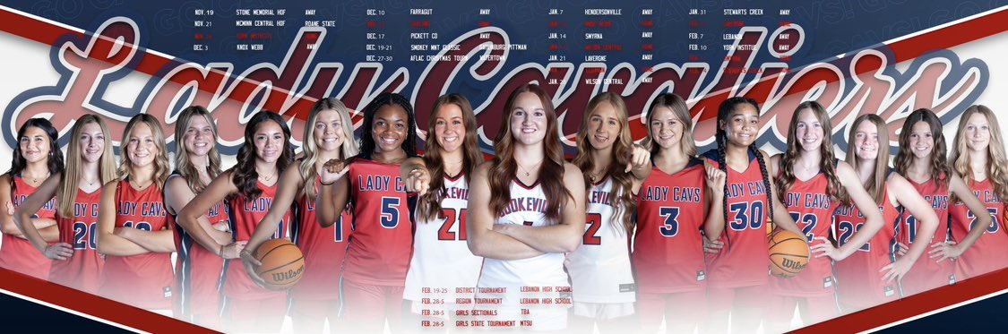 Here is your official 24/25 season schedule! Let us know if you or your business would like a poster!! 🗓️#ladycavsbasketball