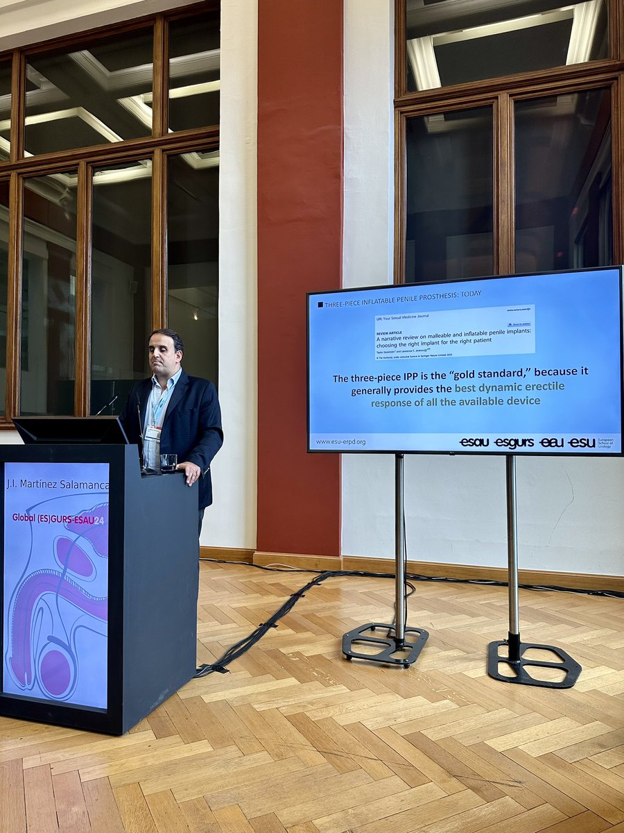 IJIR: Your Sexual Medicine Journal (@yoursexmedjour) on Twitter photo Choosing the right #penileprosthesis for the right patient is the key in the treatment success. <a href="/MtezSalamanca/">Dr Mtez-Salamanca</a> shared the insights of from the article of <a href="/LJenkinsMD/">Lawrence Jenkins, MD</a> during #ESGURSESAU24 meeting.
To read the full text of <a href="/yoursexmedjour/">IJIR: Your Sexual Medicine Journal</a> paper 👉 nature.com/articles/s4144… Choosing the right #penileprosthesis for the right patient is the key in the treatment success. <a href="/MtezSalamanca/">Dr Mtez-Salamanca</a> shared the insights of from the article of <a href="/LJenkinsMD/">Lawrence Jenkins, MD</a> during #ESGURSESAU24 meeting.
To read the full text of <a href="/yoursexmedjour/">IJIR: Your Sexual Medicine Journal</a> paper 👉 nature.com/articles/s4144…