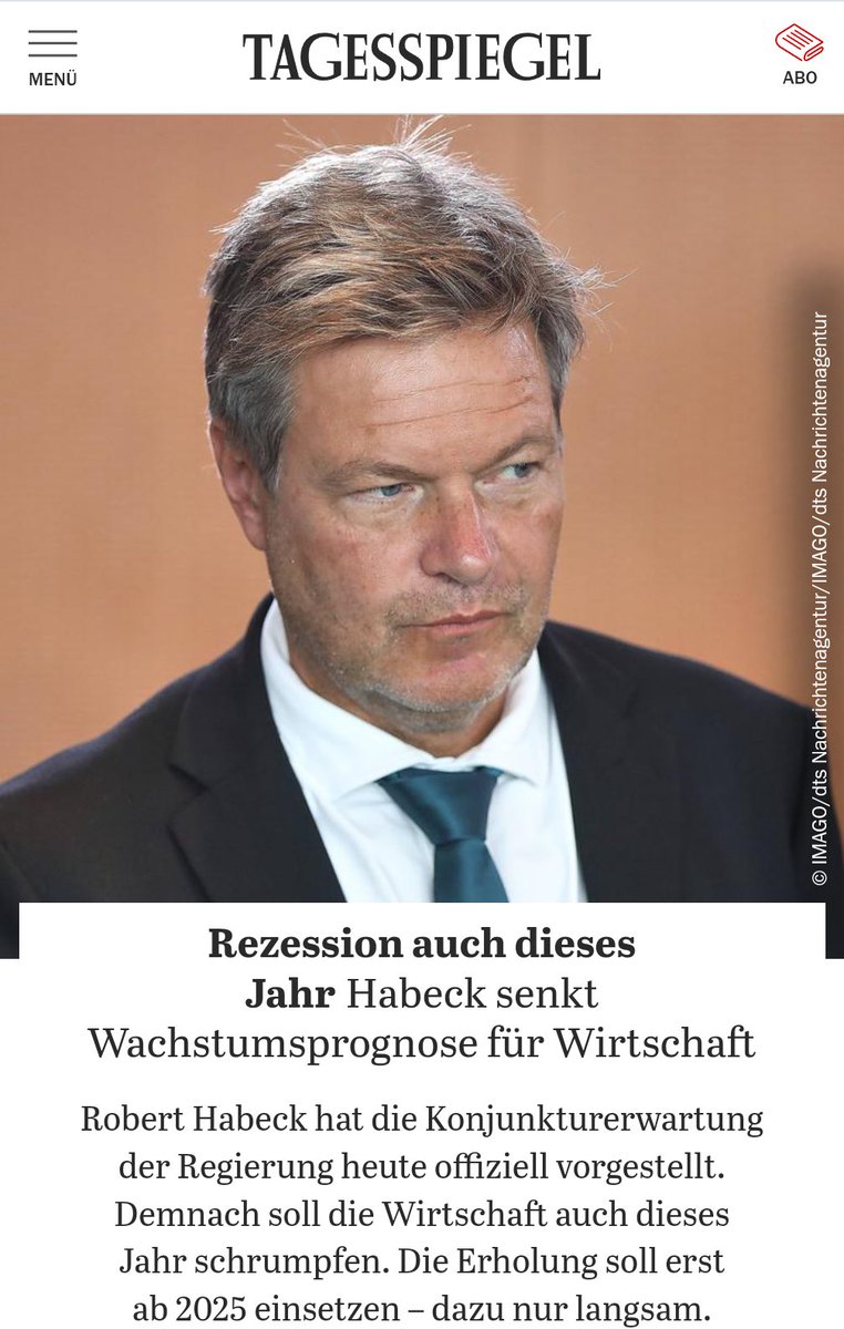 Pleiten über Pleiten. Die 🚦 ist der Treiber der De-Industrialisierung Deutschlands. Ein “grünes Wirtschaftswunder” hat man uns versprochen; Rezession &amp; Abwanderung haben wir bekommen. Hohe Energiepreise, fehlende Investitionen &amp; ausufernde Bürokratie sind Gift für die Industrie!