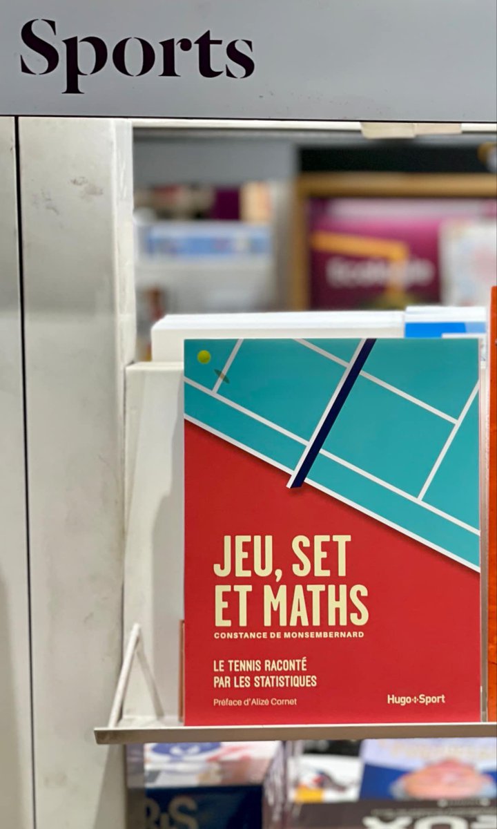 🧨 C'EST LE JOUR-J !

"Jeu, Set et Maths / Le tennis raconté par les statistiques" est disponible dès aujourd'hui en librairie et dans les grandes enseignes (ainsi qu'en ligne).

How it started:        How it’s going: