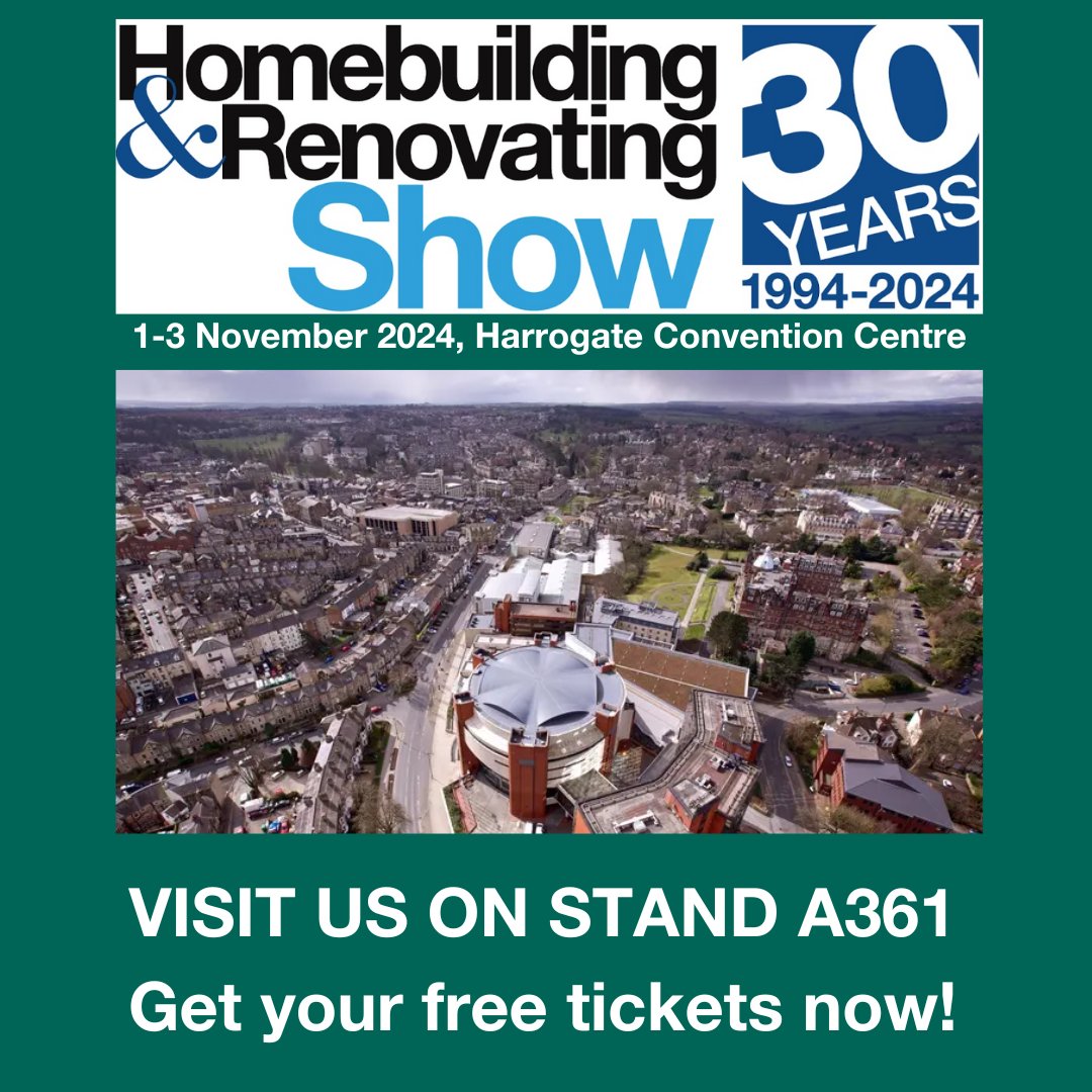 Green Building Renewables (@g_b_renewables) on Twitter photo Less than a month to go until we exhibit at <a href="/HBR_Show/">Homebuilding & Renovating Show</a> in Harrogate. Come and visit us on Stand A361.
#homebuilding #selfbuild #renovation Less than a month to go until we exhibit at <a href="/HBR_Show/">Homebuilding & Renovating Show</a> in Harrogate. Come and visit us on Stand A361.
#homebuilding #selfbuild #renovation