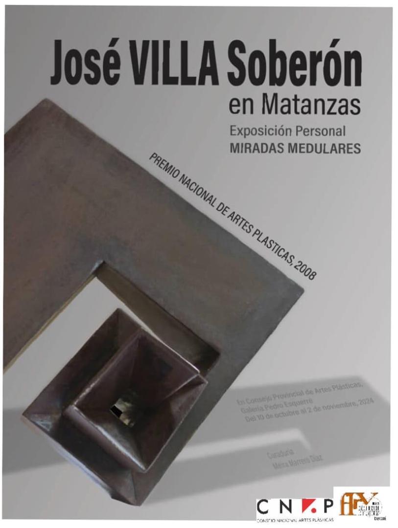 🔺EXPOSICIÓN “MIRADAS MEDULARES”

La #exposiciónpersonal “Miradas medulares”  se inaugurará el próximo jueves 10 de octubre a las 2 de la tarde en la Galería Provincial de Matanzas “Pedro Esquerre” y podrá ser vista hasta el 2 de noviembre.

#CubaEsCultura