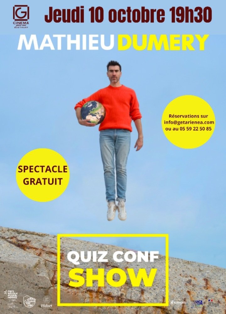 Mathieu Duméry (@prfeuillage) on Twitter photo #Quizconfshow le spectacle-conférence ecofriendly spéciale 🌊montée des eaux🌊, c'est jeudi 10 octobre à 19h30 au GetariEnea et c'est gratuit
Resa : info@getarienea.com
<a href="/P_Basque/">Pays Basque Tourisme</a> <a href="/F3euskalherri/">France3 Euskal Herri Pays Basque</a> <a href="/CommunautePB/">CommunautéPaysBasque</a> #Quizconfshow le spectacle-conférence ecofriendly spéciale 🌊montée des eaux🌊, c'est jeudi 10 octobre à 19h30 au GetariEnea et c'est gratuit
Resa : info@getarienea.com
<a href="/P_Basque/">Pays Basque Tourisme</a> <a href="/F3euskalherri/">France3 Euskal Herri Pays Basque</a> <a href="/CommunautePB/">CommunautéPaysBasque</a>