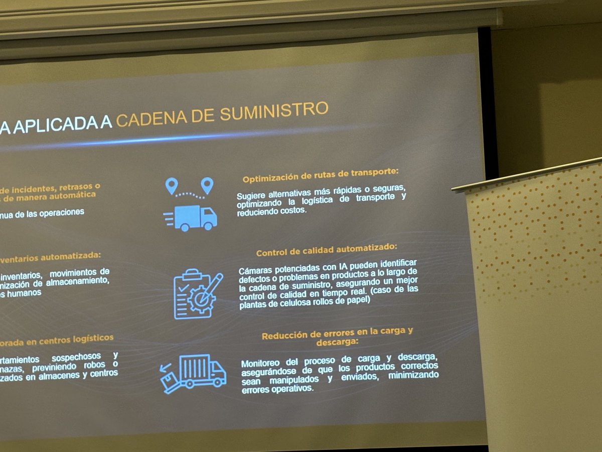juan_opertti's tweet image. Un debate impostergable #AI aplicada al fortalecimiento de la cadena de suministro de #Uruguay #Hub #Logistico organizado por ⁦@Uy_Logistico⁩    y apoyado por la academia y sector privado ⁦@czfuy⁩ ⁦@asociacionZFA⁩ ⁦@UniversidadORT⁩