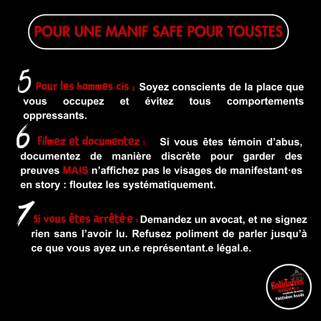 Solidaires étudiant-es PanthéonAssas tweet media