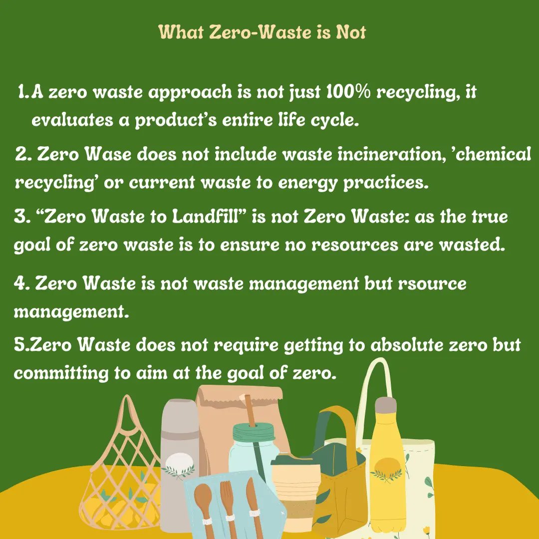 🌱 The journey to #ZeroWaste isn't about perfection—it's about progress! Understanding what zero waste truly means can help us make better choices for our planet. 🌍♻️

What's your favourite zero waste tip?
#zerowaste #circularity #Sustainability
