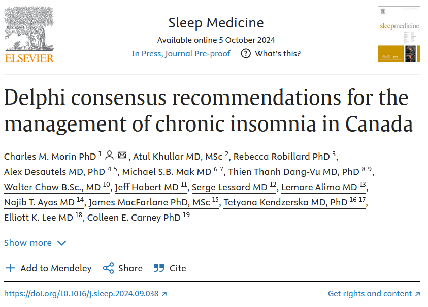 Michael Mak (@mak_mike) on Twitter photo We just released the closest thing to insomnia guidelines for Canada. Check out our Delphi consensus recommendations for chronic insomnia management. Thankful for my colleagues across the country and proud of our work. <a href="/CanSleepSociety/">Canadian Sleep Society</a> <a href="/AASMorg/">American Academy of Sleep Medicine</a> <a href="/UofTPsych/">UofTPsychiatry</a> <a href="/CAMHnews/">CAMH</a> <a href="/uoftmedicine/">Temerty Medicine</a> We just released the closest thing to insomnia guidelines for Canada. Check out our Delphi consensus recommendations for chronic insomnia management. Thankful for my colleagues across the country and proud of our work. <a href="/CanSleepSociety/">Canadian Sleep Society</a> <a href="/AASMorg/">American Academy of Sleep Medicine</a> <a href="/UofTPsych/">UofTPsychiatry</a> <a href="/CAMHnews/">CAMH</a> <a href="/uoftmedicine/">Temerty Medicine</a>