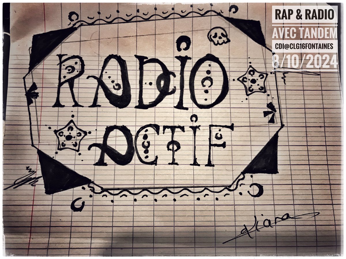 🎼Nouveau #projet #musique au #Collège des 16 fontaines pour les #4e avec <a href="/Muzikazak/">Muzikazak</a>, Dario d’elle Nocce et #Radio Active en partenariat avec <a href="/TandemSMAC/">Tandem SMAC</a> !

🎶Chaque mois, la classe enregistrera 1 #podcast sur le #rap 

#radio #Peac #passculture
<a href="/DAAC_nice/">DAAC-Nice</a> <a href="/CardieNice/">CardieNice</a>