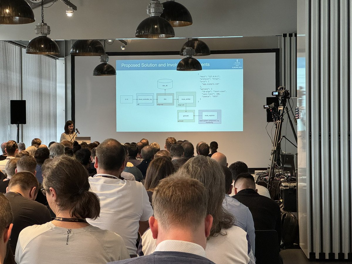 tehkuhnz's tweet photo. @cloudfoundry @sklevenz @beyhan @fischerjulian @VMwareTanzu @BenjGa Tamara Boehm , SAP - exploring  per-route  features within CloudFoundry https://t.co/XY8d6JIeSh