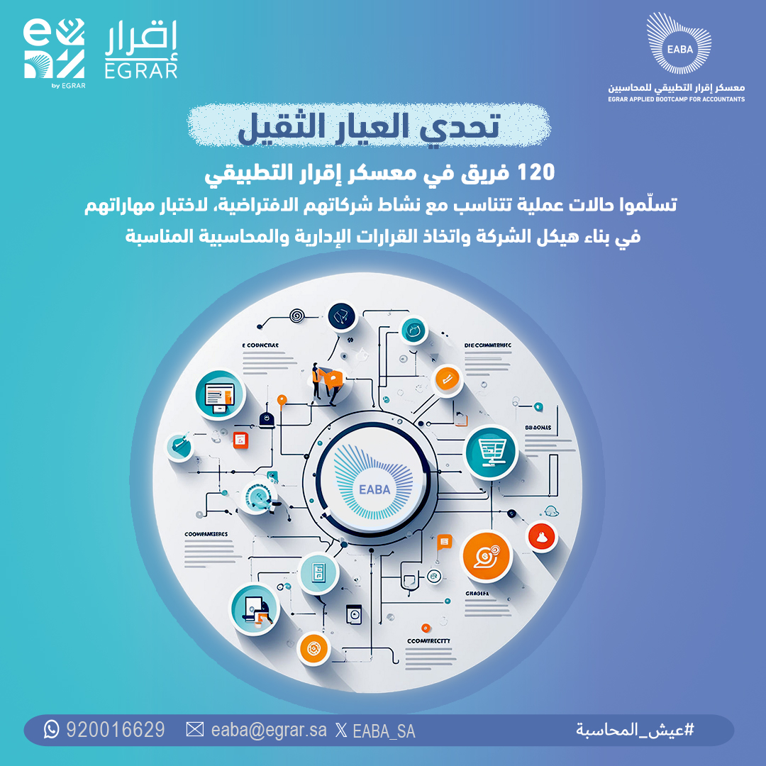 معسكر إقرار التطبيقي للمحاسبين والماليين tweet media
