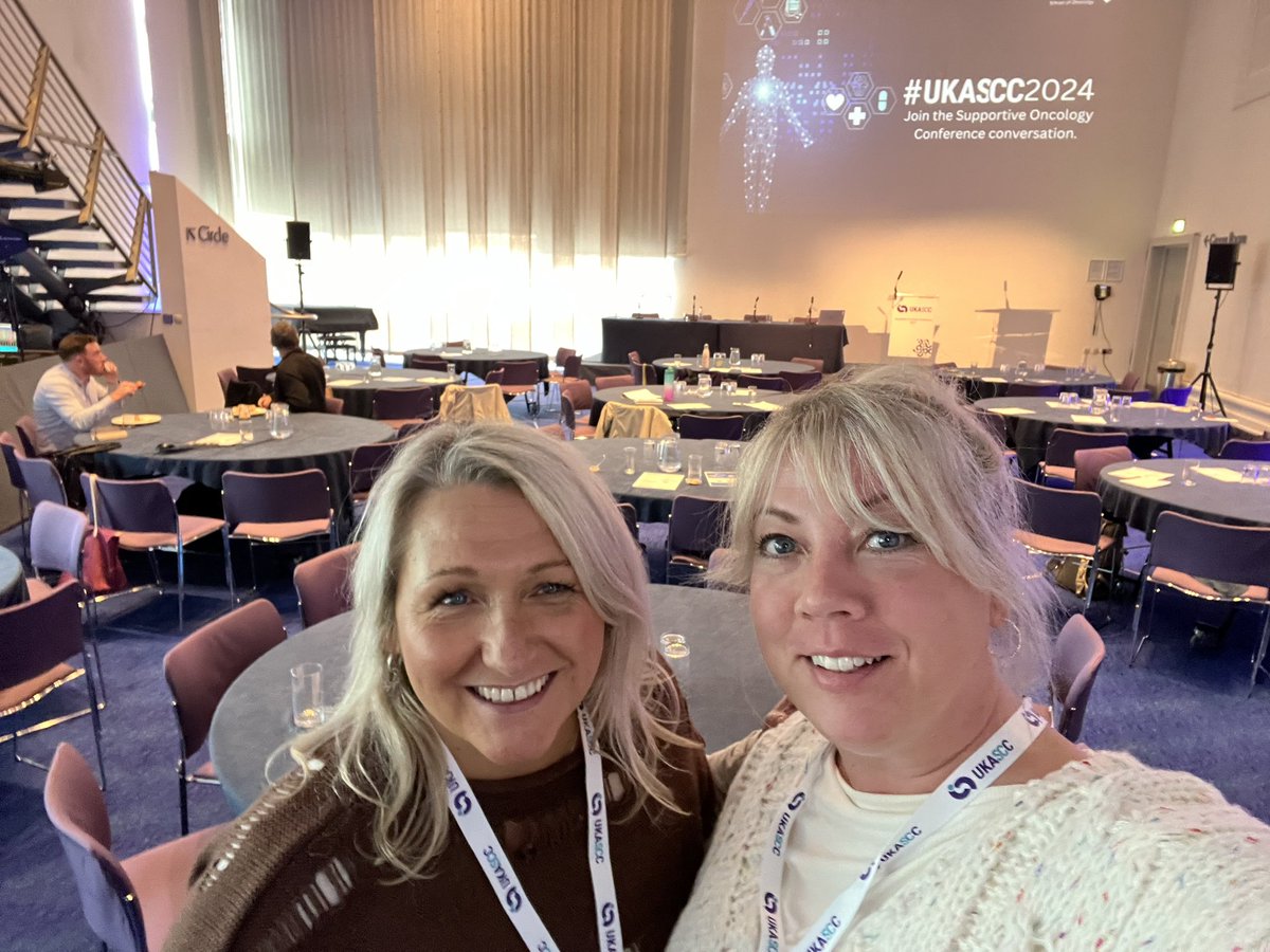Fab first morning at #UKASCC2024 Supportive Oncology Conference <a href="/StephGooder/">Steph Gooder</a> 
<a href="/lisadawnmolden/">Lisa Molden RN</a> 
<a href="/lolodiamond/">Laura Hatton</a> 
<a href="/VickT75/">Victoria Thorne</a>
