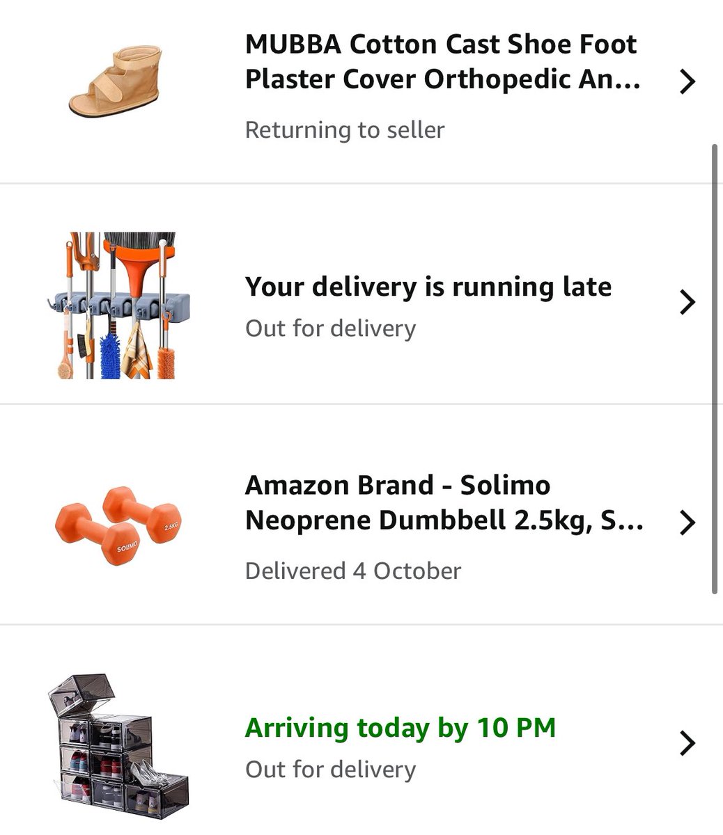 Mostwantedkevin's tweet photo. Day 3 of items not being delivered on time #amazonscam #scam no help from @AmazonHelp think they have too many customers to lose. #boycottamazon https://t.co/qpFhnta0qI