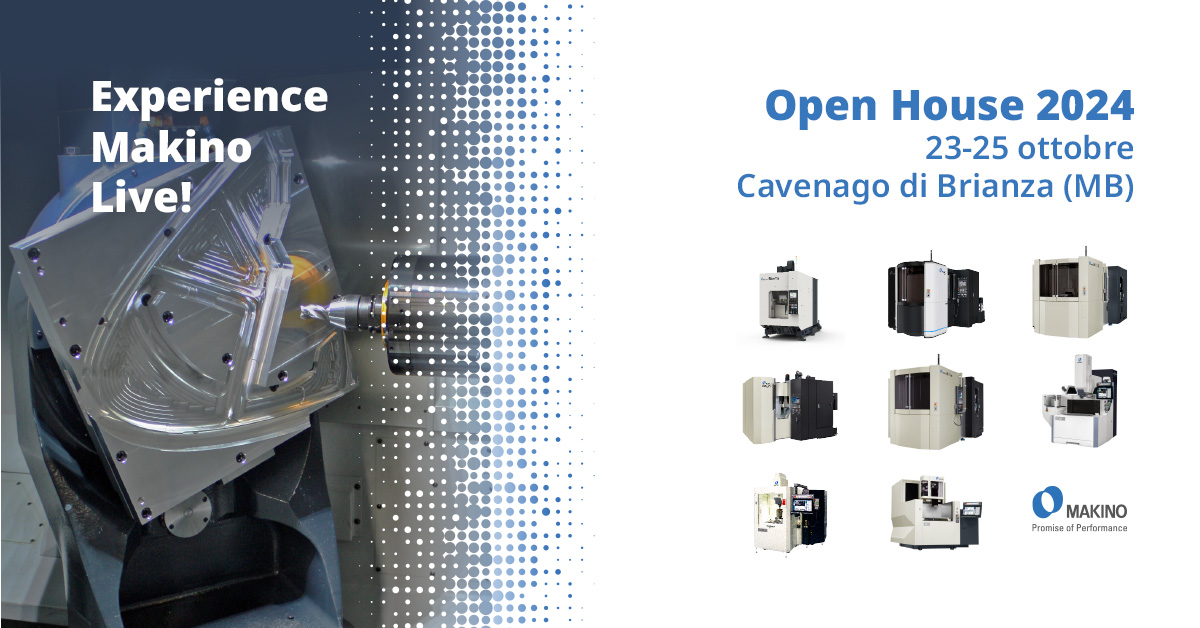 MAKINO_Europe's tweet photo. #Makino apre le porte del suo centro tecnologico di Cavenago di Brianza per darvi il benvenuto!
🕒 Quando? 23-25 ottobre
📍 Dove? Cavenago di Brianza (MB)
➡️ Registrazione all‘evento: Veruscka Miatton, v.miatton@makino.eu
#promiseofperformance #event #openhouse https://t.co/a5CMTCbDCp