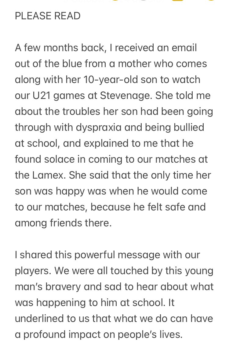 Please read this thread. It’s an important message that may resonate with some, and demonstrates the power of sport. 🤍