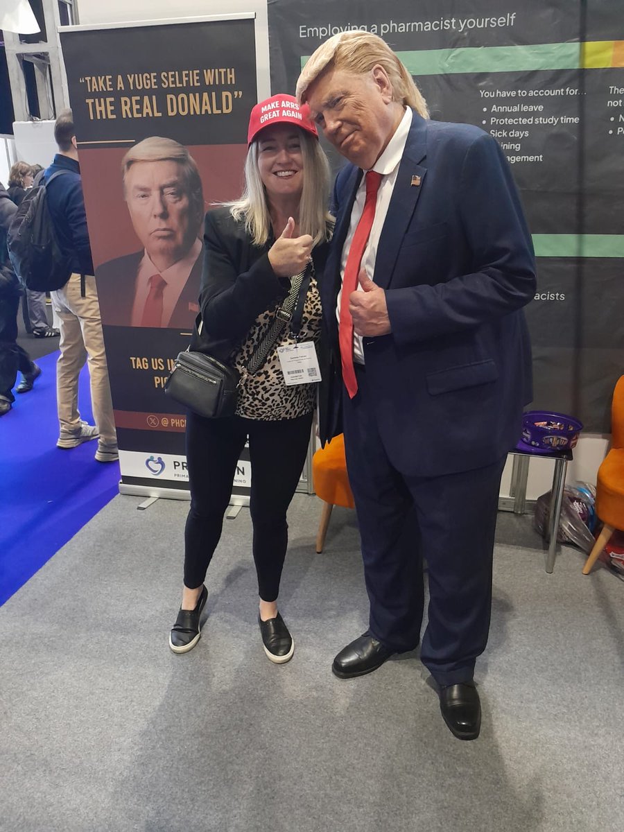 PMA_UK_'s tweet photo. It's a busy day here at @BestPracticeUK but we're having fun!
"Make ARRS Great Again" 😂
#TeamPMA #BestPracticeShow #TeamKamala https://t.co/KRujEX17GD