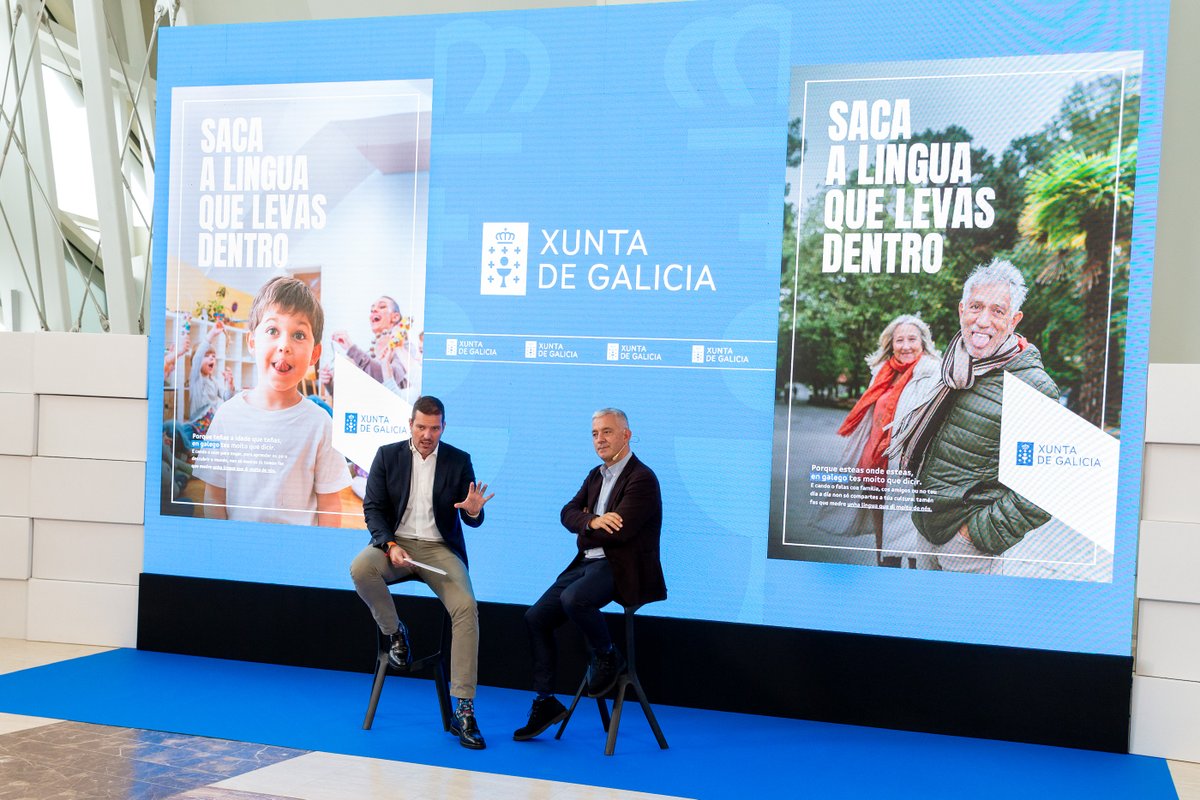 lopezcamposgal's tweet photo. Ilusióname a campaña que lanzamos hoxe, na que hai responsabilidade e orgullo a prol do noso idioma. Ao que lle imos procurar máis prestixio e máis falantes, sexan galegos ou doutros lugares

Temos un gran tesouro. Fálao para preservalo! 
Saca a lingua que levas dentro!👅 https://t.co/7Srrlbs46a