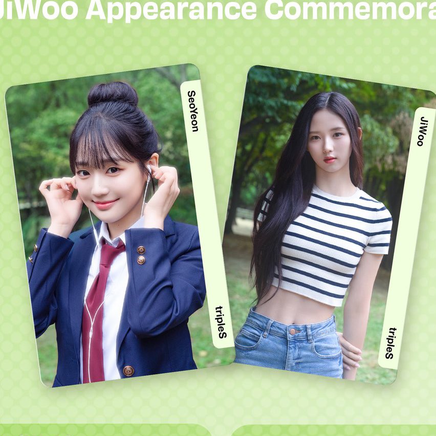 jihyosonce9's tweet photo. TripleS giveaway

Prizes: Seoyeon and Jiwoo d335

Rules
- like, repost, follow
-comment which you’d like &amp; your Cosmo ID

Extras
-send any TripleS objekt for +5 entries
-send any objekts to help with my grids for +10 entries 

Ends when I complete 2 of my grids

Cosmo ID: ambipom https://t.co/eBa7Ok3w4v
