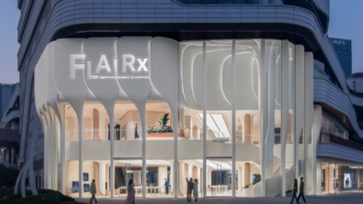 ⠀⠀⠀ 

⠀⠀⠀ ⠀⠀⠀ 𝙒𝙄𝙏𝙃 𝙂𝙇𝘼𝙈, 𝗙𝗟𝗔𝗜𝗥𝘅 — DEPT STORE
⠀⠀⠀ ⠀⠀⠀ for 𝗖𝗔𝗦𝗔 𝗗𝗘 𝗕𝗟𝗔𝗡𝗖 MALL, 𝗝𝗔𝗞𝗔𝗥𝗧𝗔

⠀⠀⠀ ⠀⠀⠀ “Recipe to your style!”
⠀⠀⠀ 
⠀⠀⠀