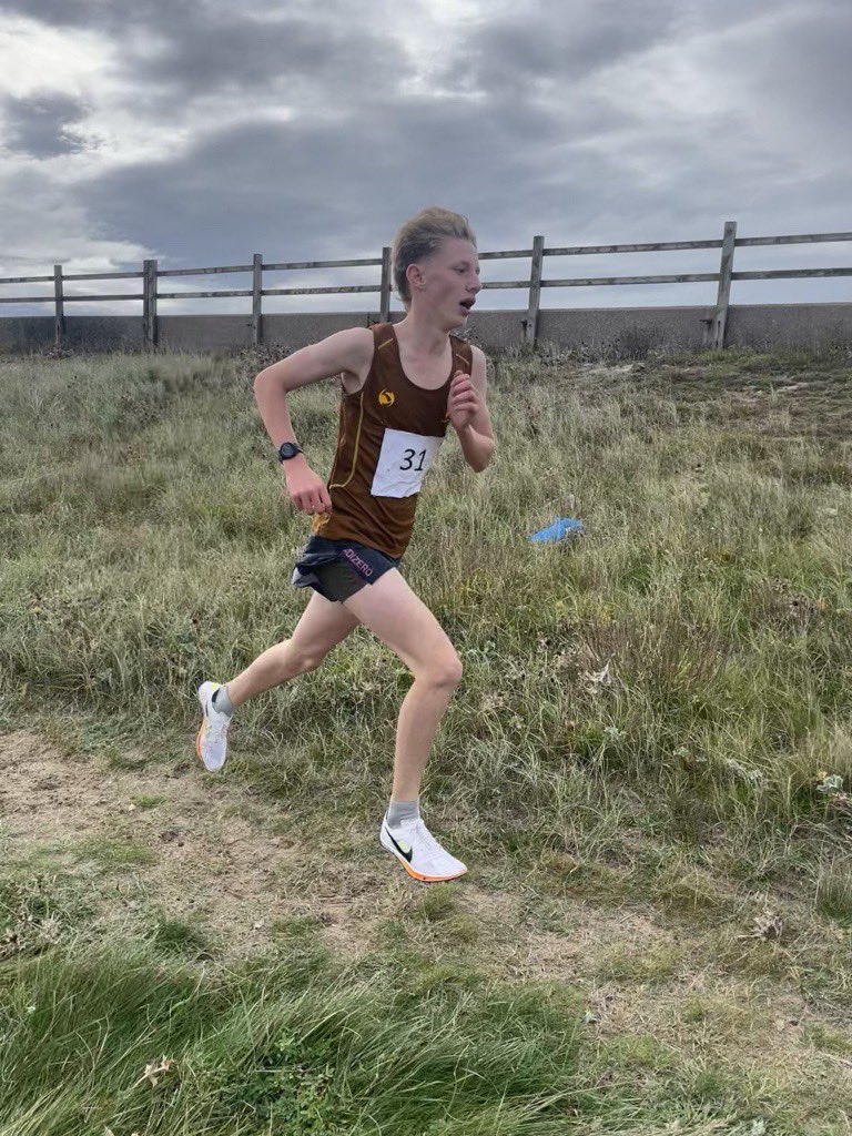 Hart_Sedbergh's tweet photo. George bringing home victory this afternoon with a team qualification for the regional round of the English Schools XC Cup. https://t.co/qgphfphFAR