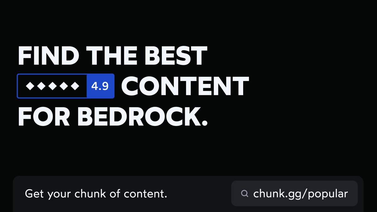 Find the top-rated products on the Minecraft Marketplace right from your browser. Discover, explore and compare your next favourite Marketplace content. Check out chunk.gg/popular