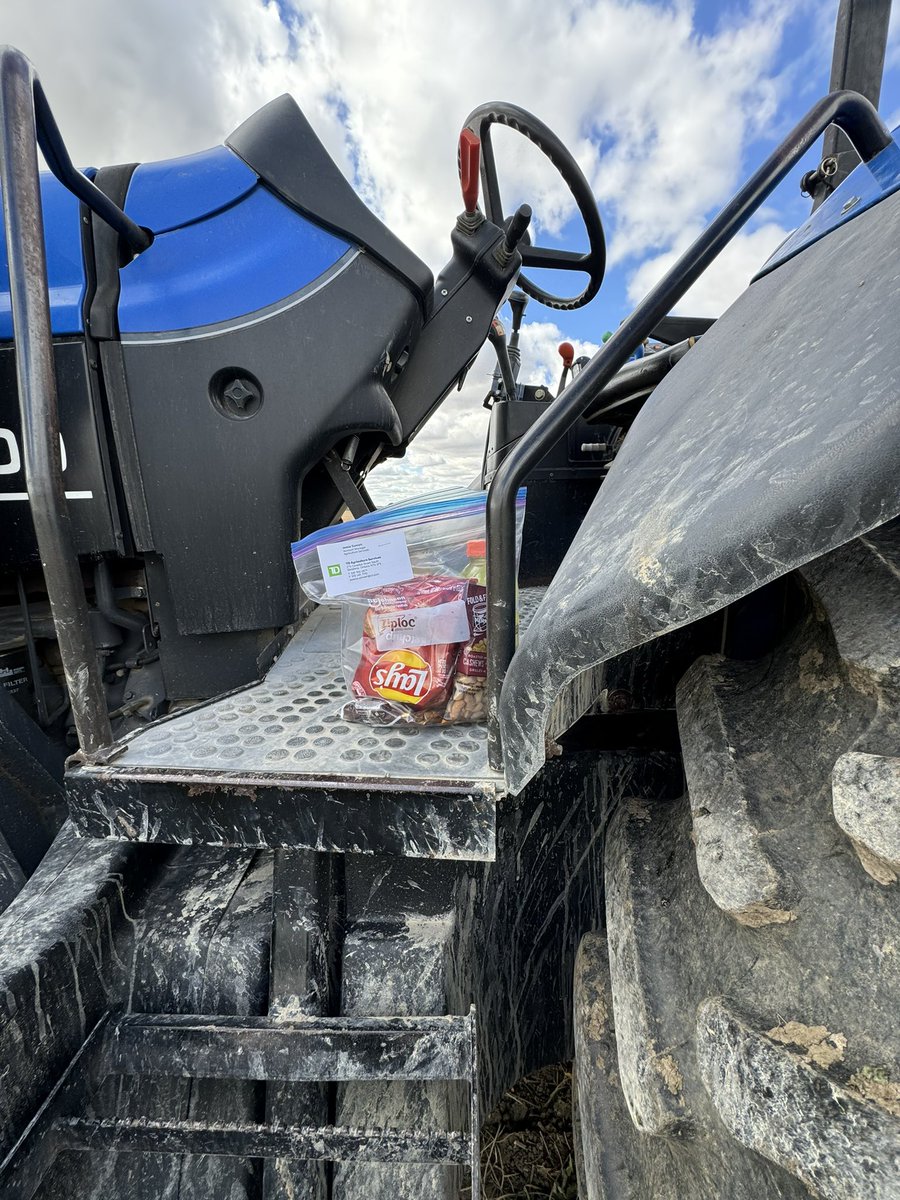 Making sure local farmers don’t run out of the good snacks 🚜 #TDAgricultureServices