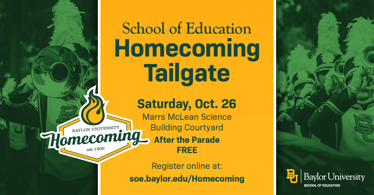 Baylor School of Ed on X: &ldquo;Join us for the Homecoming Tailgate 