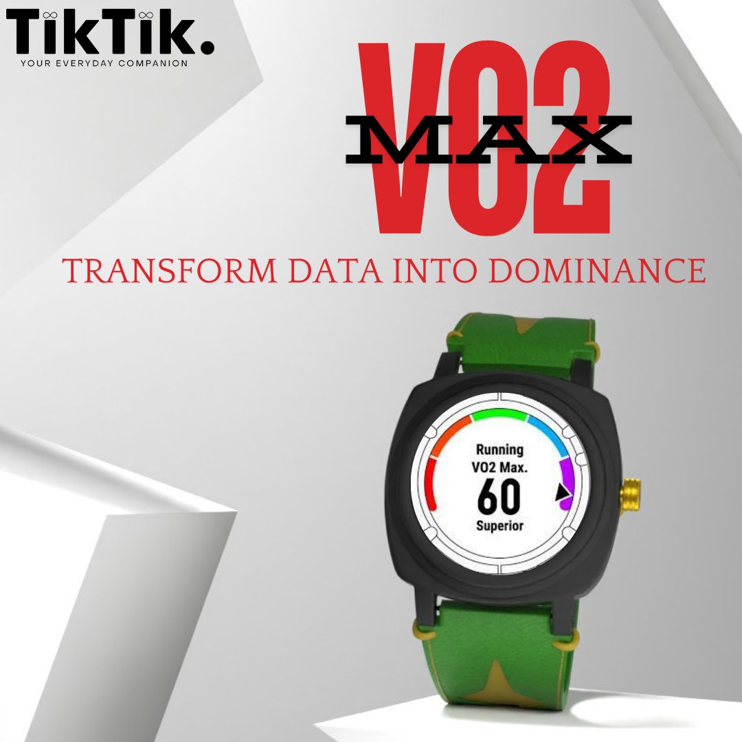 TiktikGlobal's tweet image. VO2 Max is a critical metric that measures the maximum amount of oxygen your body can utilize during intense exercise. 
#VO2Max #AetherX #TikTikSmartwatch  #SmartWearables #PerformanceTracking #EnduranceTraining #FitnessJourney #poweredbytiktik #tiktik #asktiktik #tiktikglobal