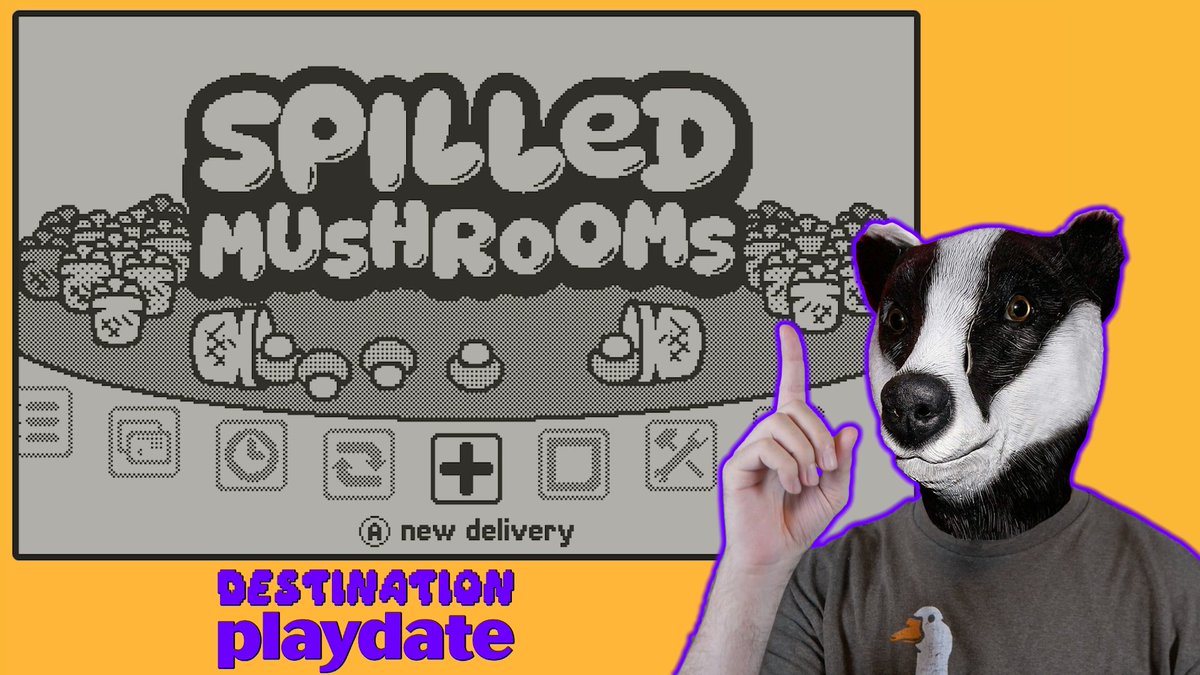 HelloPlaydate's tweet photo. 🟨🟨🟨
Spilled Mushrooms - Playdate gameplay + impressions
🟨🟨🟨
https://t.co/xw8kijOWZi

#playdate https://t.co/kuGdHiN2tY
