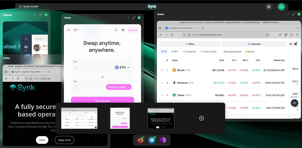 Synk_ws's tweet image. Here&apos;s a short preview of our $synk DApp after putting in a lot of hours today to make some final touches. We have an exciting announcement regarding the Initial Testing Phase coming very, very soon. Get ready! #deos #synk