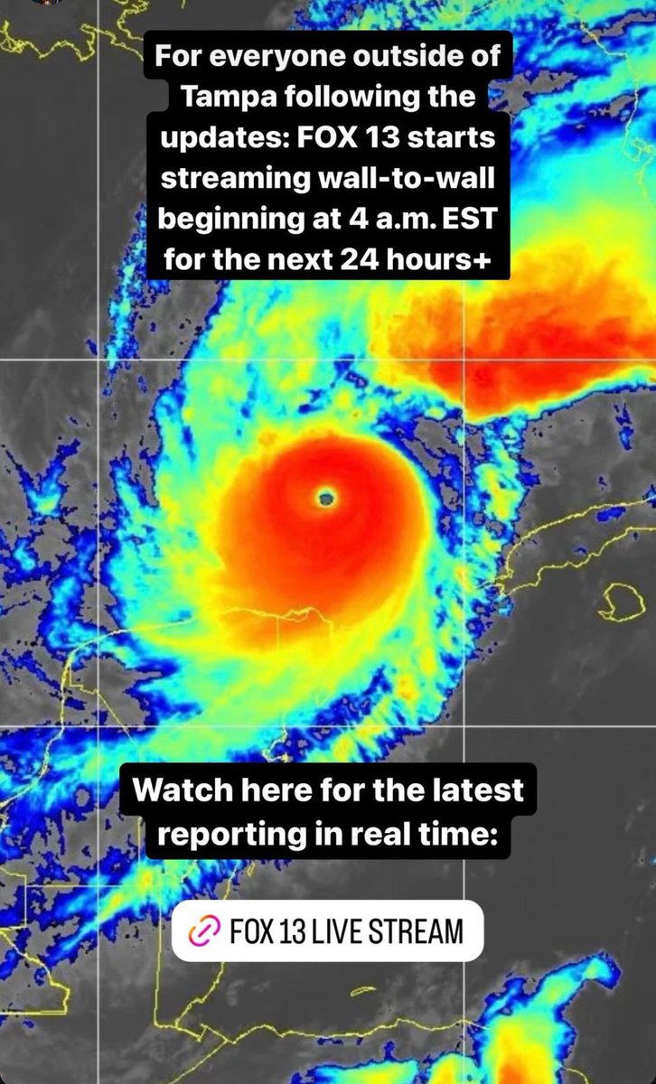 My FOX13 team is in Bradenton, where the eye of the storm should hit later tonight. Tune in and stay safe: fox13news.com