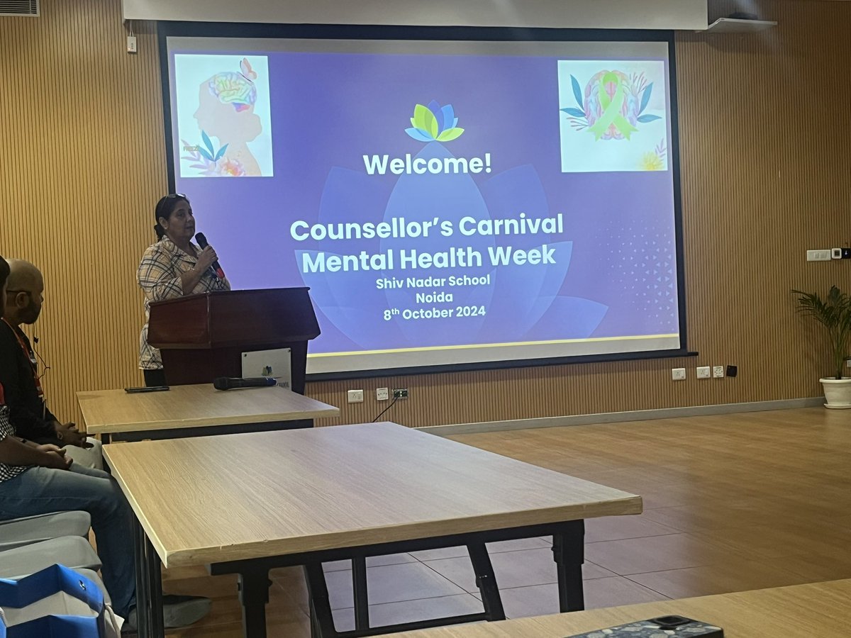 Insightful discussions at Counselor’s Carnival during Mental Health Week, highlighting the importance of mental health for both students &amp; Educators, through Drama &amp; Art Based Therapy. Gratitude for the opportunity <a href="/ashokkp/">Ashok Pandey</a> <a href="/y_sanjay/">Sanjay Yadav</a> <a href="/pntduggal/">PUNEET DUGGAL</a> <a href="/kandhari_ekta/">Ekta  Kandhari</a> #MentalHealthWeek