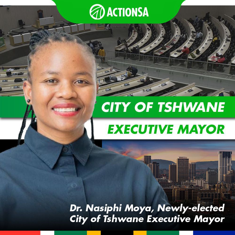 Clarise_DL (@clarise_de) on Twitter photo A whole EXECUTIVE MAYOR!!
WELL DONE <a href="/nasiphim/">Dr Nasiphi Moya</a>
The new Executive Mayor of the capital city!
We look forward to seeing more n more progress for the people of Tshwane because while it was on the #brinkofcollapse you were there to hold it together!!
#LetActionLead!! A whole EXECUTIVE MAYOR!!
WELL DONE <a href="/nasiphim/">Dr Nasiphi Moya</a>
The new Executive Mayor of the capital city!
We look forward to seeing more n more progress for the people of Tshwane because while it was on the #brinkofcollapse you were there to hold it together!!
#LetActionLead!!