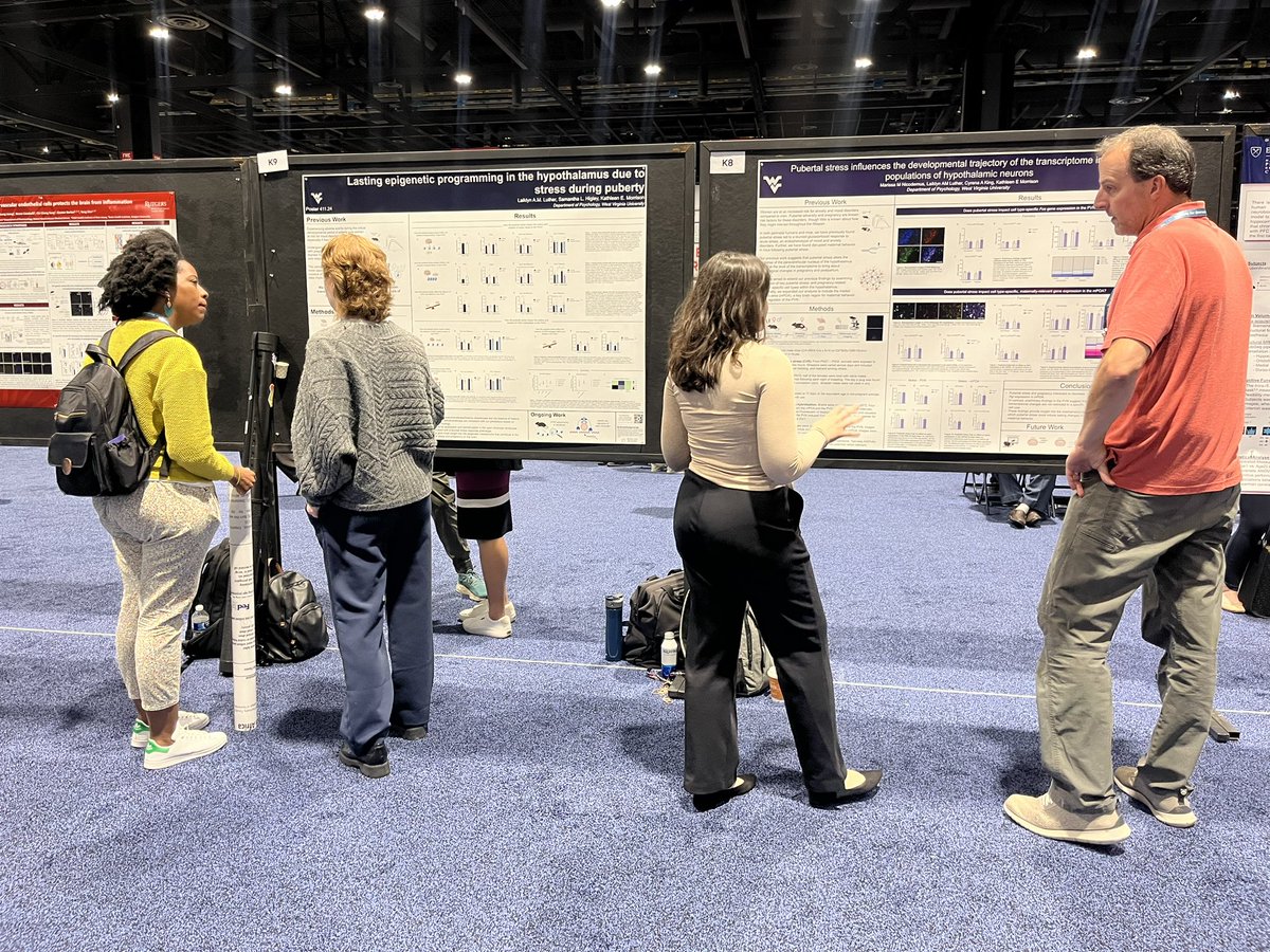 Katie Morrison (@dockatiephd) on Twitter photo Proud of lab members <a href="/Laiklyn_Luther/">Laiklyn Luther</a> and Twitterless grad student Marissa Nicodemus for their excellent poster presentations at #SfN24 (and all the hard work they put in to get here!). 🧠🐭🧬 Proud of lab members <a href="/Laiklyn_Luther/">Laiklyn Luther</a> and Twitterless grad student Marissa Nicodemus for their excellent poster presentations at #SfN24 (and all the hard work they put in to get here!). 🧠🐭🧬