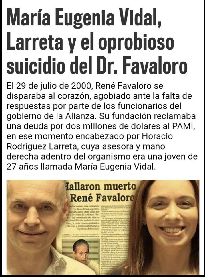 AlmendraRi's tweet photo. @horaciorlarreta Memoria... https://t.co/FqGbYXA9j6
