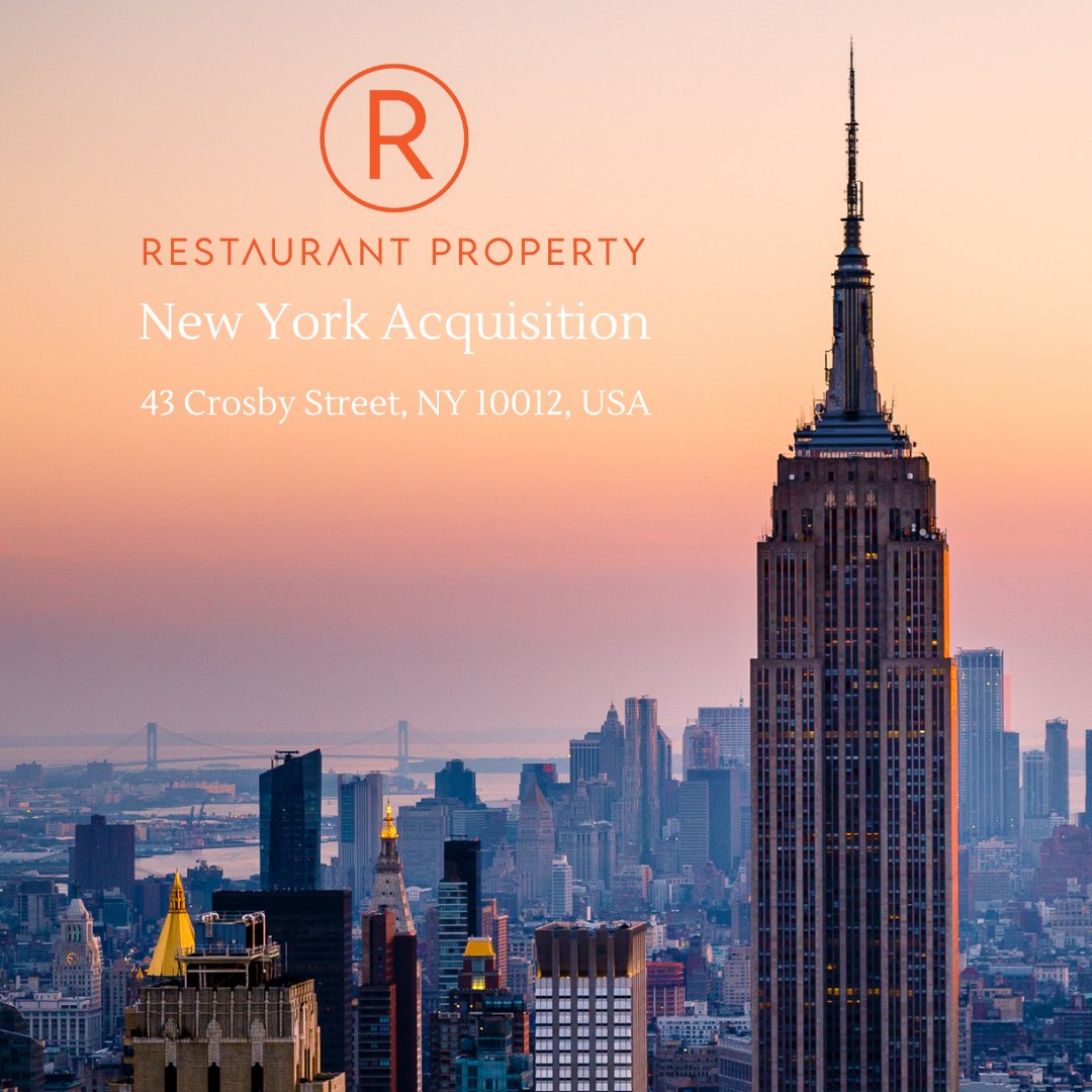 We’re delighted to announce the completion of a landmark deal, in collaboration with Murro Realty, for a freehold private family office in New York. This acquisition further strengthens Restaurant Property Global’s growing foothold in the US luxury real estate market.