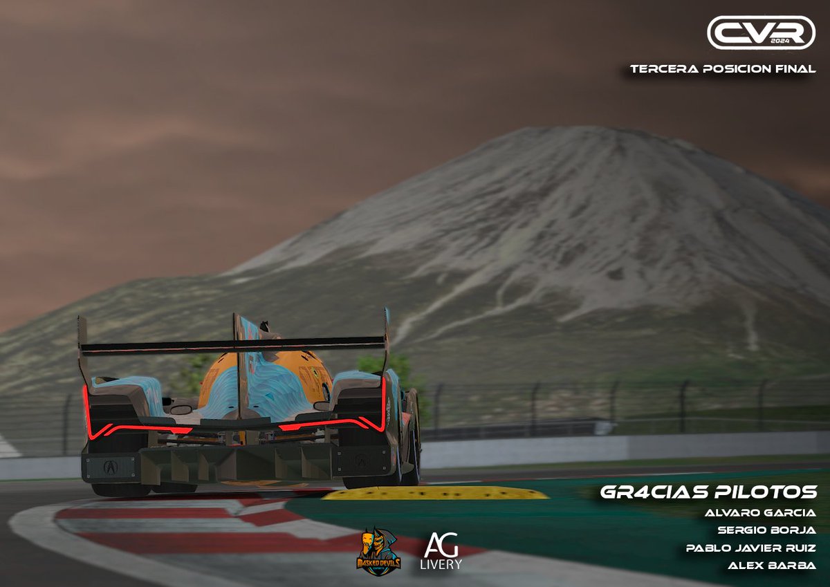 M4sked Devils eSports (@m4sked_devils) on Twitter photo VAYA PEDAZO DE CAMPEONATO
🥉 Conseguimos un grandísimo tercer puesto final en el #CVR24 <a href="/DriversparadeCb/">Drivers Parade Club</a> con el GTP
👏 ORGULLO de nuestros pilotos <a href="/alvaro_287/">Álvaro García</a> <a href="/Hi_im_Borja/">3-xy</a> <a href="/Pabloruiz19_/">pabloruiz19</a> <a href="/barbav09/">Alex Barba</a> consiguiendo nuestro mejor resultado, quedando a solo 28 puntos de los campeones VAYA PEDAZO DE CAMPEONATO
🥉 Conseguimos un grandísimo tercer puesto final en el #CVR24 <a href="/DriversparadeCb/">Drivers Parade Club</a> con el GTP
👏 ORGULLO de nuestros pilotos <a href="/alvaro_287/">Álvaro García</a> <a href="/Hi_im_Borja/">3-xy</a> <a href="/Pabloruiz19_/">pabloruiz19</a> <a href="/barbav09/">Alex Barba</a> consiguiendo nuestro mejor resultado, quedando a solo 28 puntos de los campeones