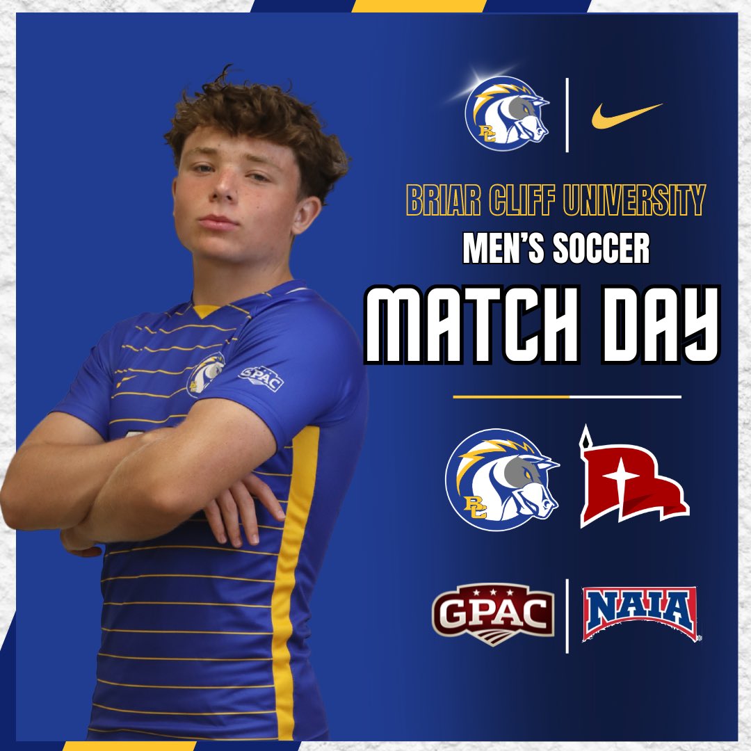 𝓜𝓪𝓽𝓬𝓱 𝓭𝓪𝔂!

Your Chargers travel to Orange City to face Northwestern College this evening. 

🆚: Northwestern College 
📍: Orange City, Iowa
🕛: 7:15 PM
🏟️: NWC Soccer Complex

#BattleOn🐴🔵🟡