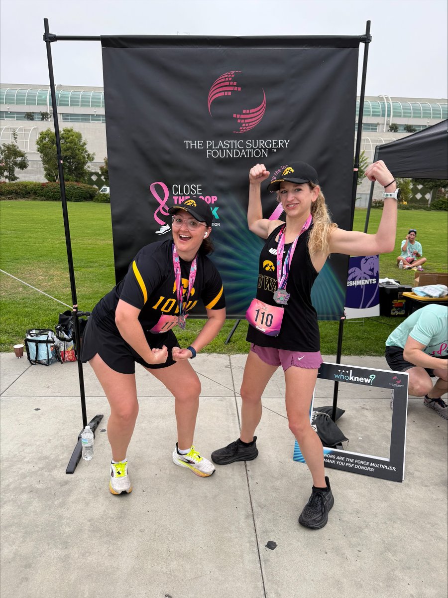 IowaPlasticSurg's tweet image. 🌟 More news from #PSTM2024! 🌟 Dr. Katy Coyne (fellow) &amp;amp; Dr. Shannen Ramey (resident) rocked the Close the Loop 5K for Breast Reconstruction Awareness. Special shoutout to Dr. Ramey for finishing 1st with a pace of 5.55 &amp;amp; time of 18:22.6! 🥇👏 #CloseTheLoop5K #WomenInMedicine